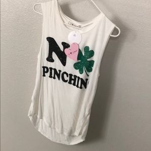 “No Pinching” tank top